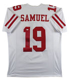 Deebo Samuel Authentic Signed White Pro Style Jersey Autographed JSA