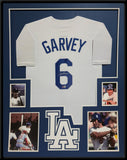 FRAMED LA DODGERS STEVE GARVEY AUTOGRAPHED SIGNED JERSEY BECKETT HOLO