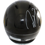 Ray Lewis Autographed/Signed Baltimore Ravens F/S Helmet Beckett Witness 55778