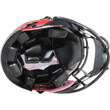 Deion Sanders Autographed Atlanta Falcons Pro Rave Helmet Beckett Witness 51720