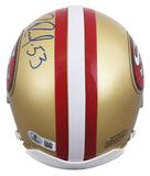 49ers Bill Romanowski Authentic Signed VSR4 Rep Mini Helmet BAS #BV01192