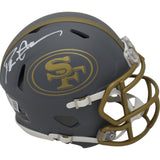 Deion Sanders Autographed San Francisco 49ers Slate Mini Helmet Beckett 47423