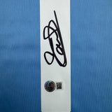 Autographed/Signed Thibaut Courtois Real Madrid Blue Jersey Beckett BAS COA