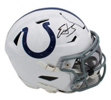 Edgerrin James Signed Indianapolis Colts Speed Flex Mid-Size NFL Midi Helmet