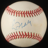 Greg Maddux Signed ONL Baseball in Display Case (PSA) 355 Wins / 3371 Strikeouts