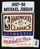 Bulls Michael Jordan Signed Black M&N 1997-98 HWC Authentic Jersey UDA BAJ02946