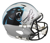 Panthers Julius Peppers Signed Full Size Speed Proline Helmet BAS Witnessed