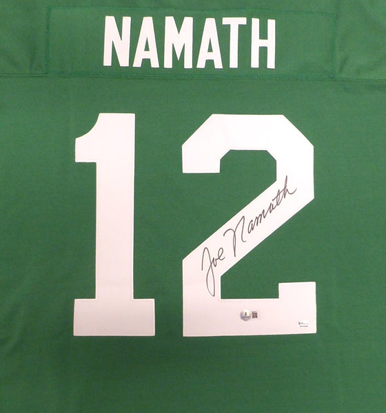 Jets Joe Namath Autographed Authentic Mitchell & Ness Jersey Beckett BS30313