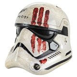 John Boyega Autographed Star Wars First Order Stormtrooper Bloody Helmet FN-2187