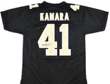 Alvin Kamara Autographed Black Pro Style Jersey - Beckett W Hologram