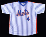 Lenny Dykstra Signed New York Mets Jersey (JSA COA) 1986 World Series Champion