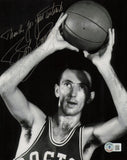 Bob Cousy Autographed 8x10 Photo Celtics Thanks For Your Wishes Beckett BJ14913