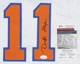 Derek Harper Signed New York Knicks Jersey (JSA COA) #11 Overall Pck 1983 Draft