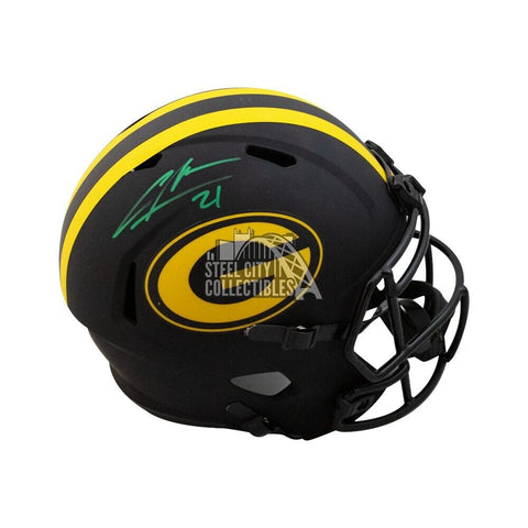 Charles Woodson Autographed Packers Eclipse Replica Full-Size Helmet - Fanatics