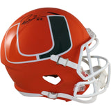 Ray Lewis Signed Miami Hurricanes F/S AMP Helmet Beckett Witness 57532