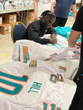 Tyreek Hill Signed Miami Dolphins Jersey (Beckett) 6xPro Bowl Receiver /Ex Chief