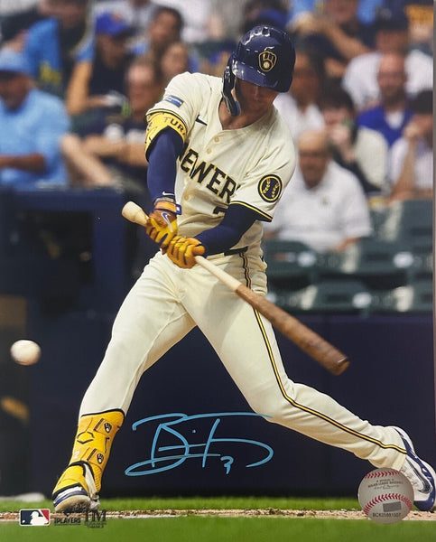 Milw Brewers Infielder BRICE TURANG Signed 8x10 Photo #7 AUTO