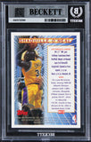 Lakers Shaquille O'Neal Signed 1996 Topps Finest #M12 Card Auto 10! BAS Slabbed