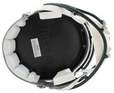 Eagles Miles Sanders "Fly Eagles Fly" Signed Flash F/S Speed Rep Helmet BAS Wit