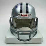 Autographed/Signed Herschel Walker Dallas Cowboys Mini Football Helmet PSA COA