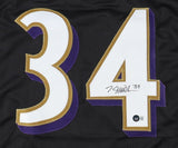 Keaton Mitchell Signed Baltimore Ravens Jersey (Beckett) Ex-East Carolina U. R.B