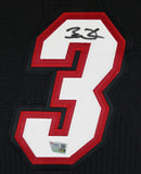 Heat Dwyane Wade Signed 2012-13 Black Mitchell & Ness Authentic Jersey Fanatics