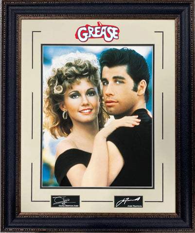 John Travolta & Olivia Newton John "Grease" Framed Artwork