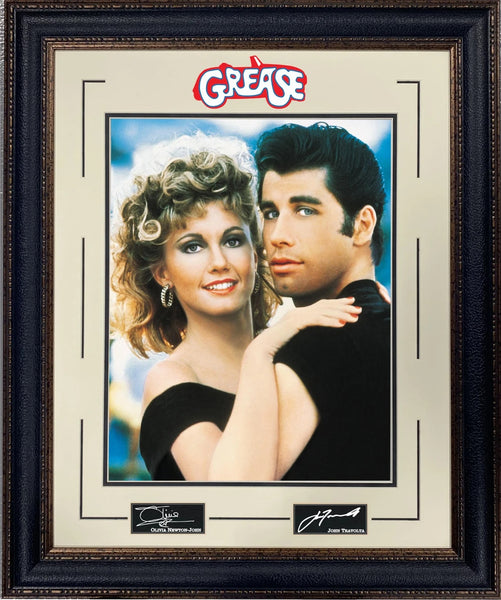 John Travolta & Olivia Newton John "Grease" Framed Artwork