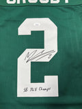 Packers MASON CROSBY Signed Custom Replica Green Jersey AUTO w/ XLV Champ - JSA