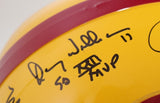 Washington Redskins Quarterback Legends 5x Autographed Helmet -- JSA LOA