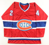 Bobby Sheehan Signed Montreal Canadiens Jersey (JSA) 1969 2nd Round Pick