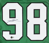 Jalen Carter Signed Philadelphia Eagles Jersey (Beckett) Ex Georgia Bulldogs DT