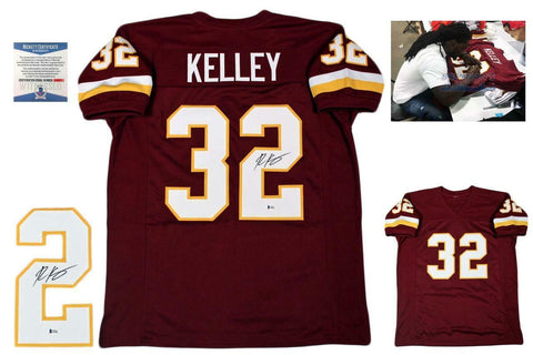 Rob Kelley Autographed SIGNED Jersey - Beckett Witnessed w/ Photo - Burgundy