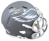 Eagles Dallas Goedert Authentic Signed Slate Speed Mini Helmet W/ Case Fanatics