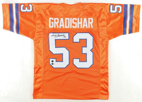 Randy Gradishar Signed Denver Broncos Jersey (Beckett) 7xPro Bowl Linebacker