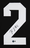 Iowa Kaleb Johnson Authentic Signed Black Pro Style Framed Jersey BAS Witnessed