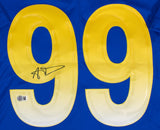 Aaron Donald Signed Los Angeles Rams Nike NFL Authentic Limited Jersey (Beckett)