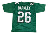 Saquon Barkley Philadelphia Signed Kelly Green Football Jersey PSA/DNA