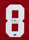 Steve Young Signed San Francisco 49ers Mitchell & Ness Red TB Large NFL Jersey