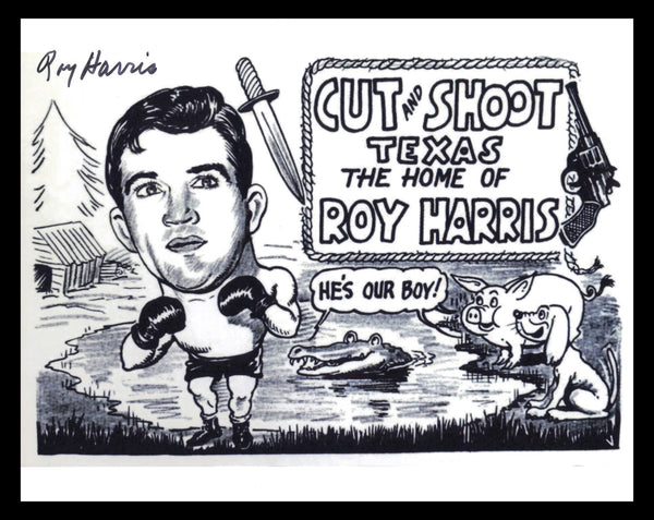 Roy Harris Autographed Signed 8x10 Photo SKU #247279