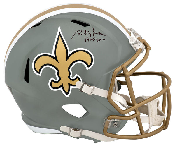 Rickey Jackson Signed Saints FLASH Riddell F/S Rep Helmet w/HOF 2010 Rickey Jackson Signed Saints FLASH Riddell F/S Rep Helmet w/HOF 2010