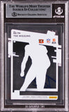 Bengals Tee Higgins Signed 2020 Donruss Clearly Rated Rookies #11 Card BAS Slab