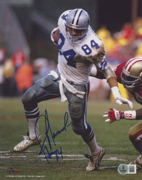 Cowboys Jay Novacek #84 Authentic Signed 8x10 Vertical Photo BAS #BU87684