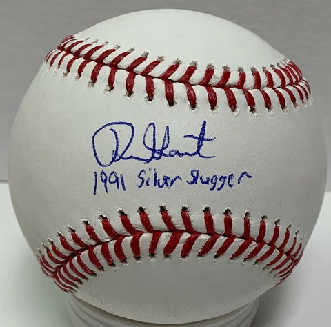 Braves RON GANT #5 Signed Official MLB Baseball AUTO w/ "'91 Silver Slugger" JSA