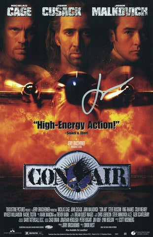 John Cusack Signed Con Air 11x17 Movie Poster - (SCHWARTZ SPORTS COA)
