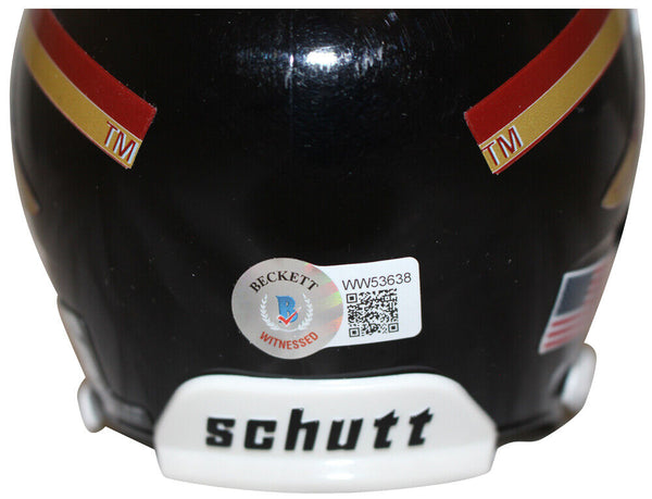 florida state seminoles motorcycle helmet Derrick Brooks Signed Florida State Seminoles Black Schutt Mini Helmet – Super Sports Center