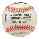 Willie Mays San Francisco Giants Signed National League Baseball PSA H82701