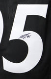 Derek Wolfe Autographed/Signed College Style Black XL Jersey 13897
