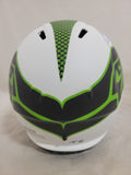 KENNETH WALKER III SIGNED SEATTLE SEAHAWKS LUNAR ECLIPSE SPEED REP HELMET BAS