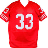 Roger Craig Autographed Red Pro Style Jersey w/2Insc.-Beckett W Hologram